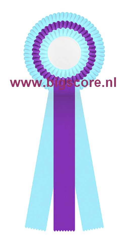 R 03 multi 3-Ringsrozet Ø 13 L: 31 cm Blanco met optie Full-Colour 50 mm afslag
